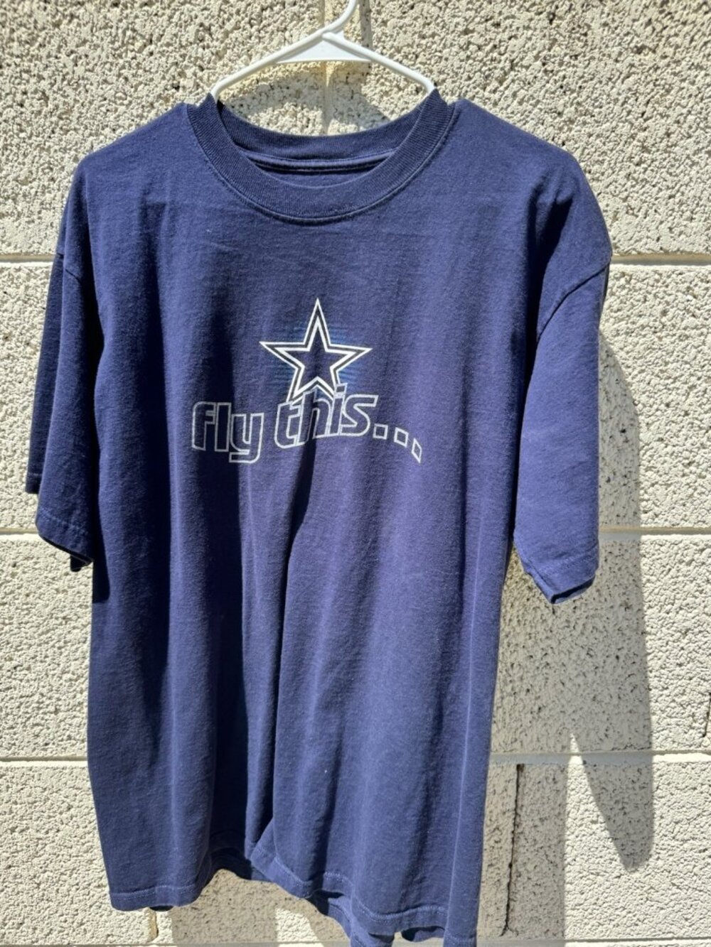 Vintage Dallas Cowboys Reebok T Shirt Banners of Pride 90s
